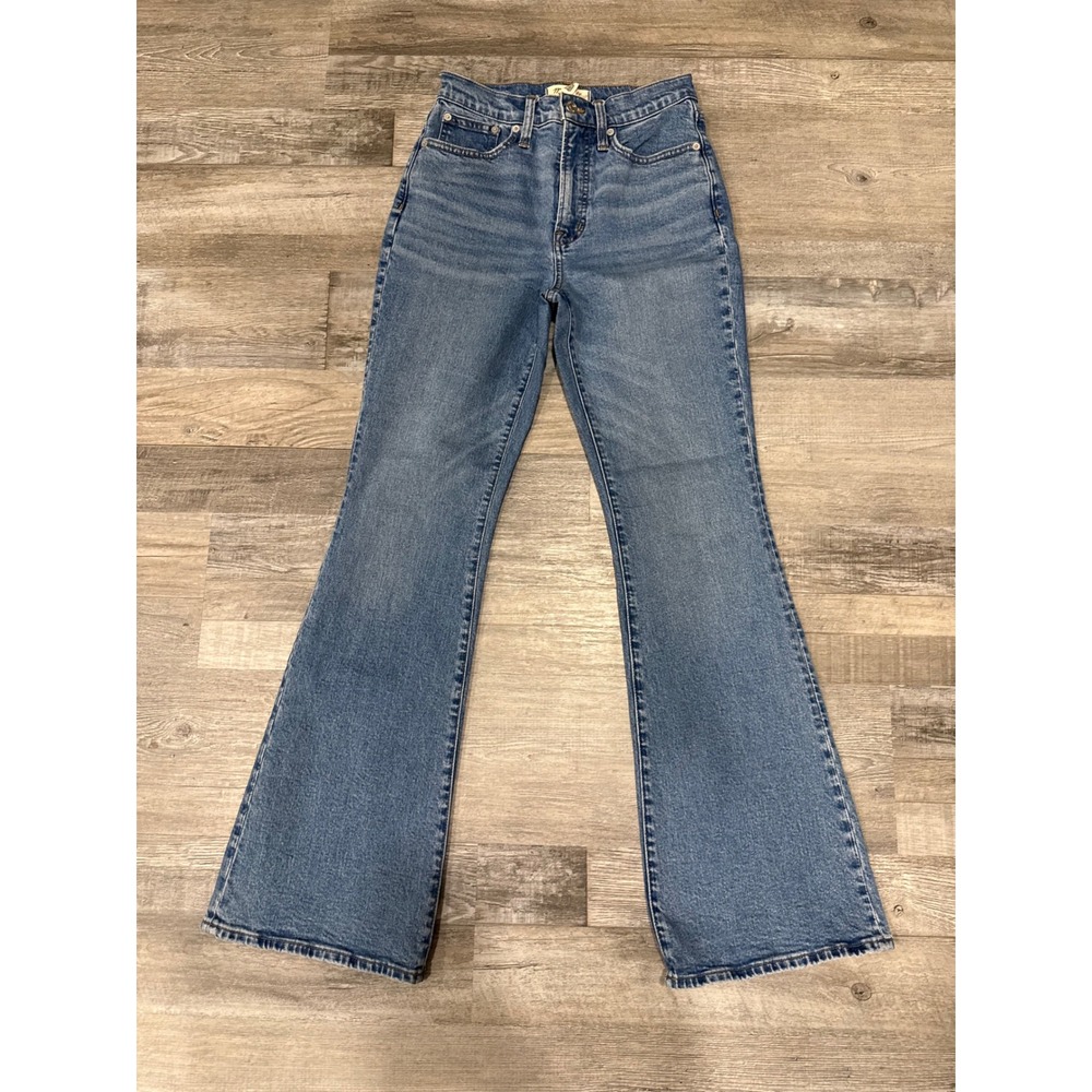 Madewell The Perfect Vintage Flare Jeans Blue High Rise 25